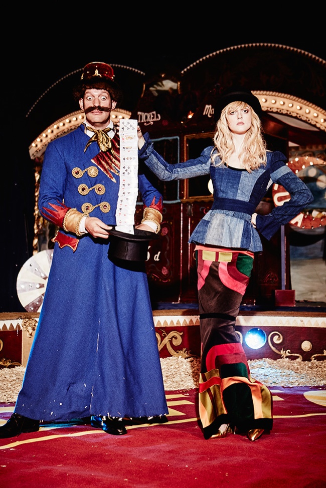 Welcome to the Circus: Frances Coombe by Ellen von Unwerth for BAZAAR