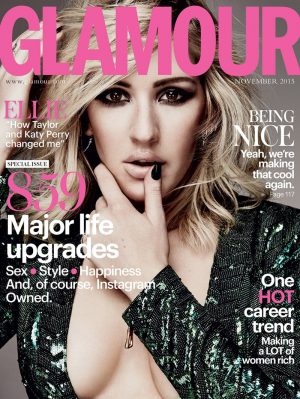 Ellie Goulding Brings the Heat for Glamour UK Cover Ellie Goulding Brings the Heat for Glamour UK Cover