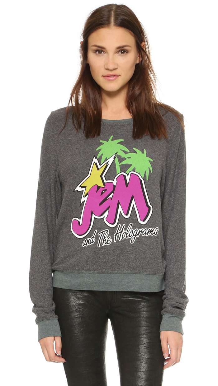 Jem and the Holograms Palm Beach Sweatshirt by Wildfox