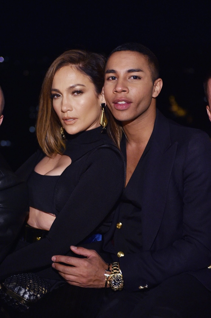 Jennifer Lopez and Olivier Rousteing
