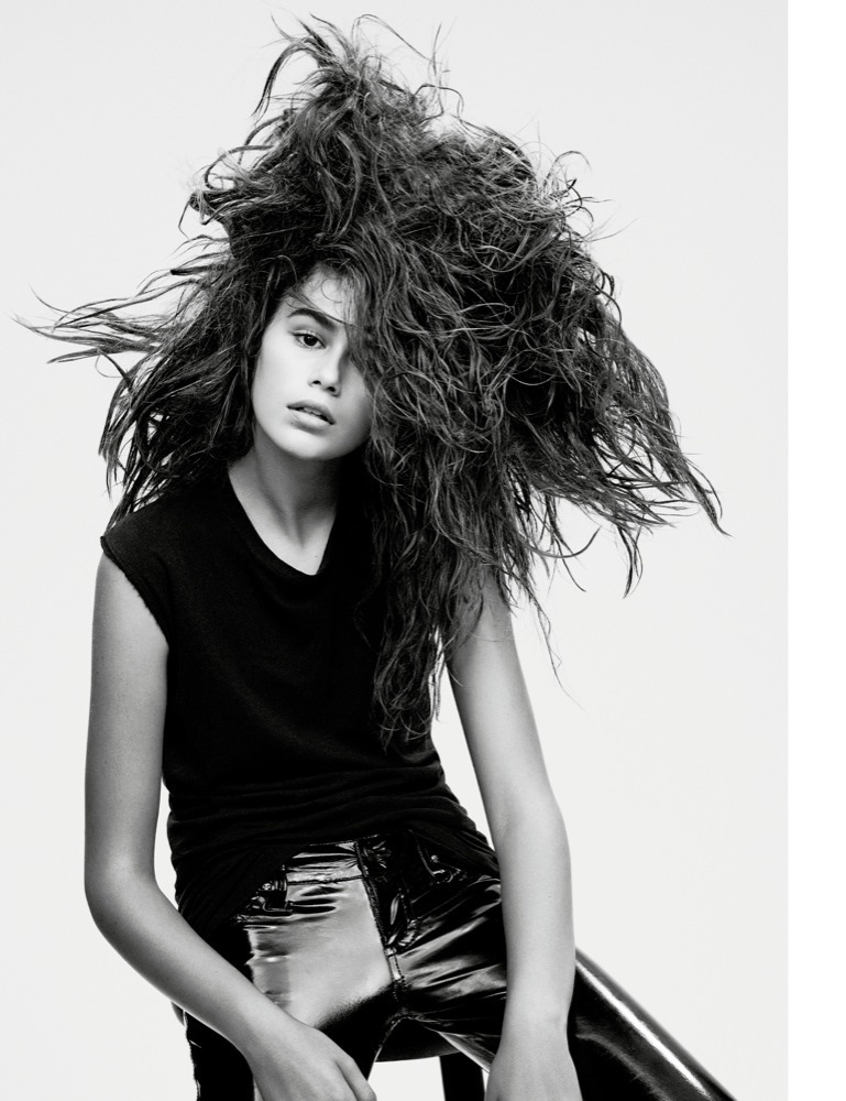 Kaia Gerber stars in hair-raising image for Interview Magazine