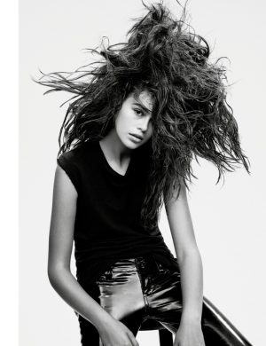 Kaia Gerber Wears Hair Raising Look for Interview Kaia Gerber Wears Hair Raising Look for Interview