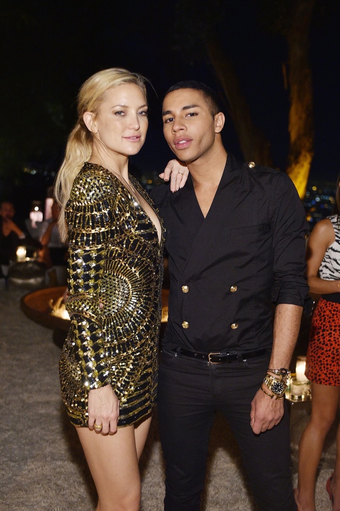 Kate Hudson and Olivier Rousteing