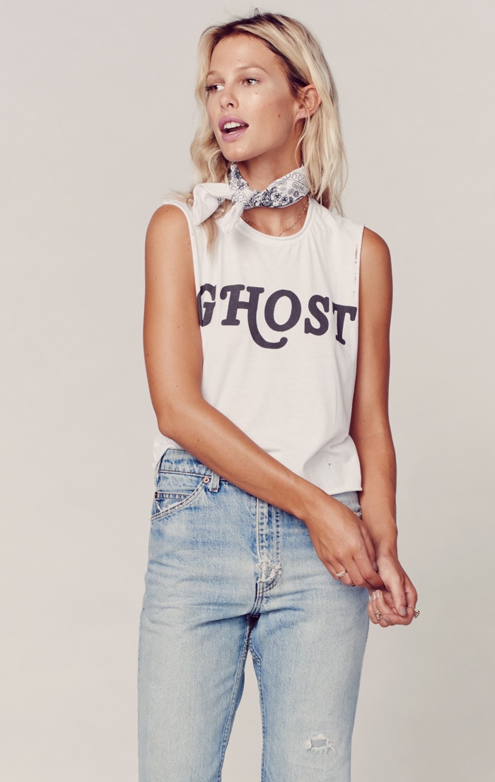 The Laundry Room Cropped Ghost Tee