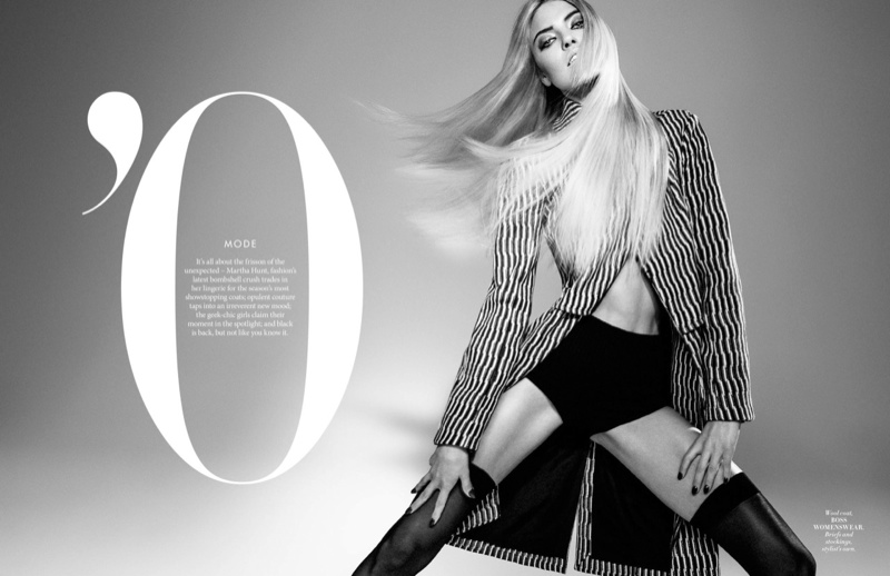 Martha Hunt stars in L'Officiel Malaysia's October issue