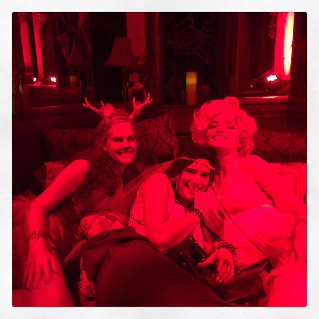 Miranda Kerr celebrates an early Halloween with her friends