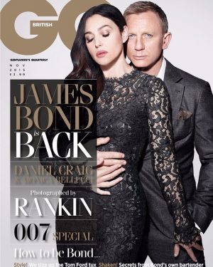 Monica Bellucci Cozies Up to Daniel Craig on GQ UK Cover Monica Bellucci Cozies Up to Daniel Craig on GQ UK Cover