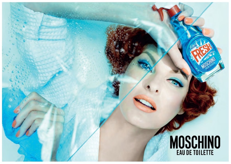 Linda Evangelista stars in Moschino Fresh fragrance campaign