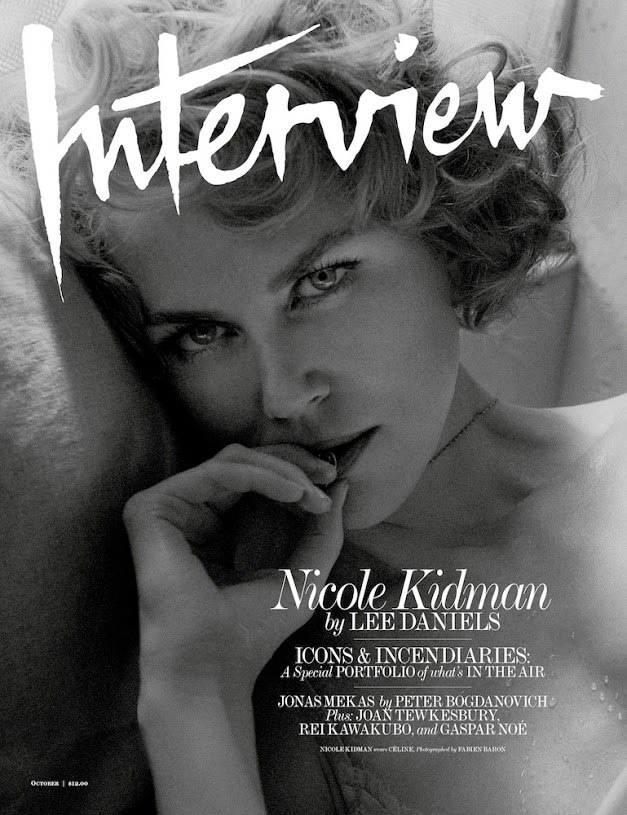 Nicole Kidman on Interview Magazine October 2015 cover