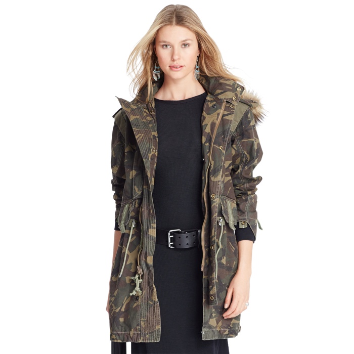 Polo Ralph Lauren Camouflage Hooded Coat