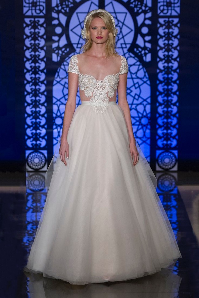 Reem Acra's Fall 2016 Bridal Collection Glitters