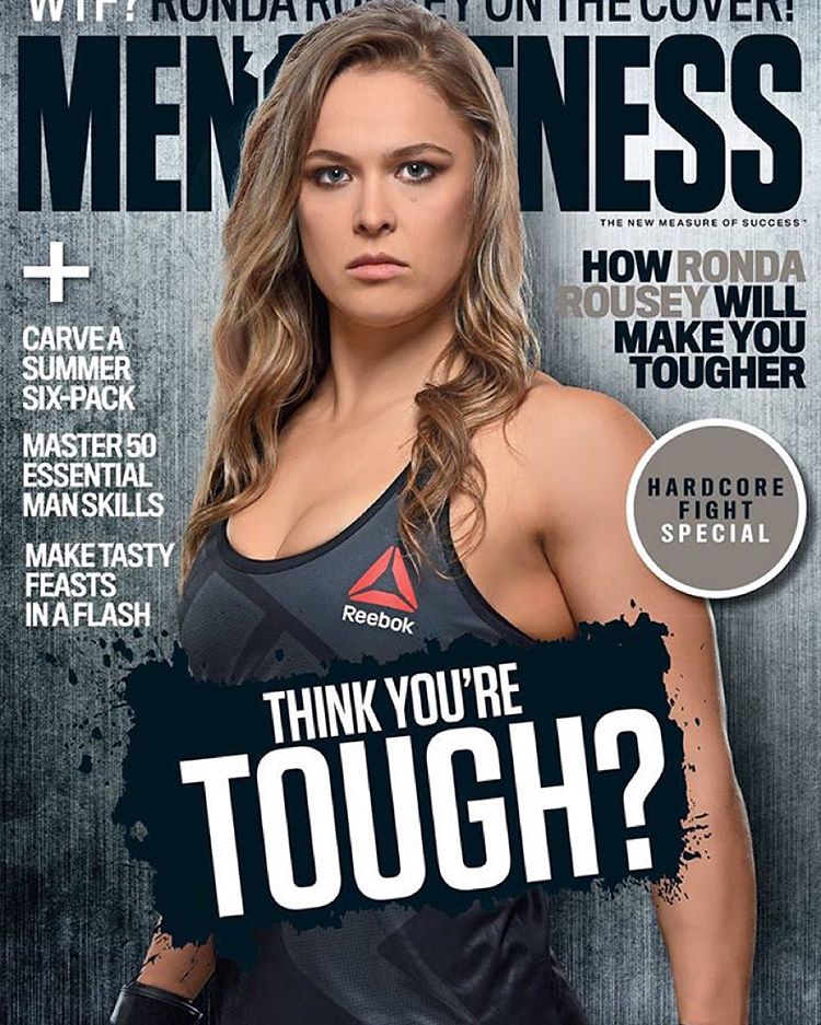 UFC Bantamweight champion Ronda Rousey makes history as the first female to cover Men’s Fitness Australia. Ronda currently has over 5.4 million Instagram followers. 