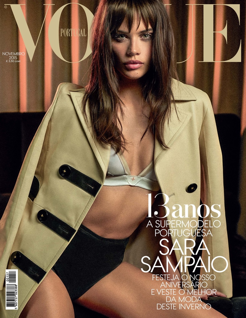 Sara Sampaio on Vogue Portugal November 2015 Cover