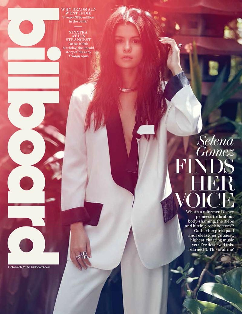 Selena Gomez on Billboard Magazine October 17, 2015, cover
