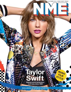 Taylor Swift Pops on NME Magazine's October Cover Taylor Swift Pops on NME Magazine's October Cover