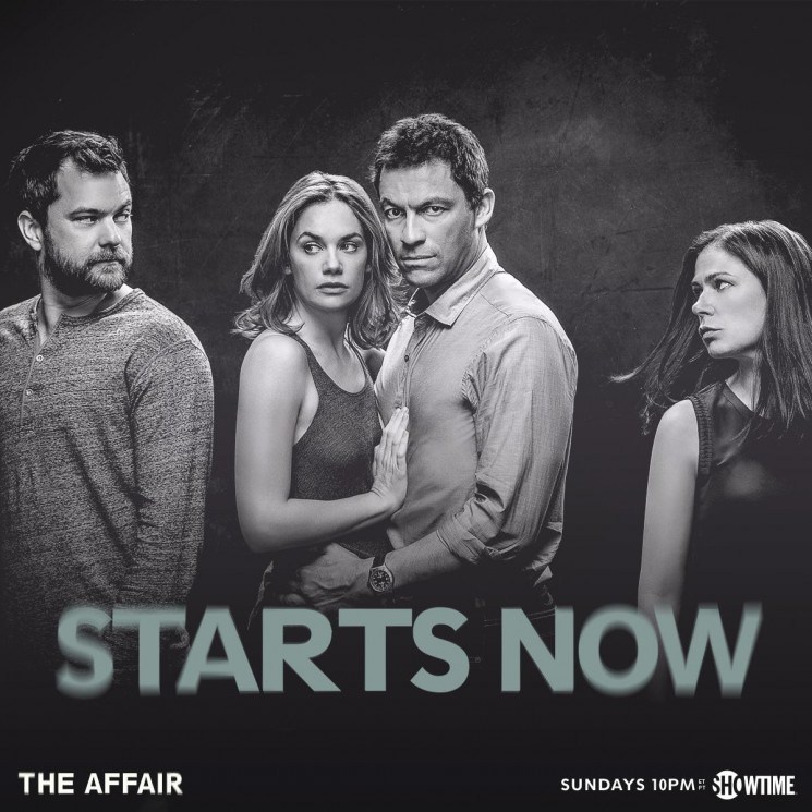 The cast of Showtime’s ‘The Affair’ pose for season 2 artwork with these moody black and white images. Actors Ruth Wilson, Maura Tierney, Dominic West and Joshua Jackson star in the hit drama. 