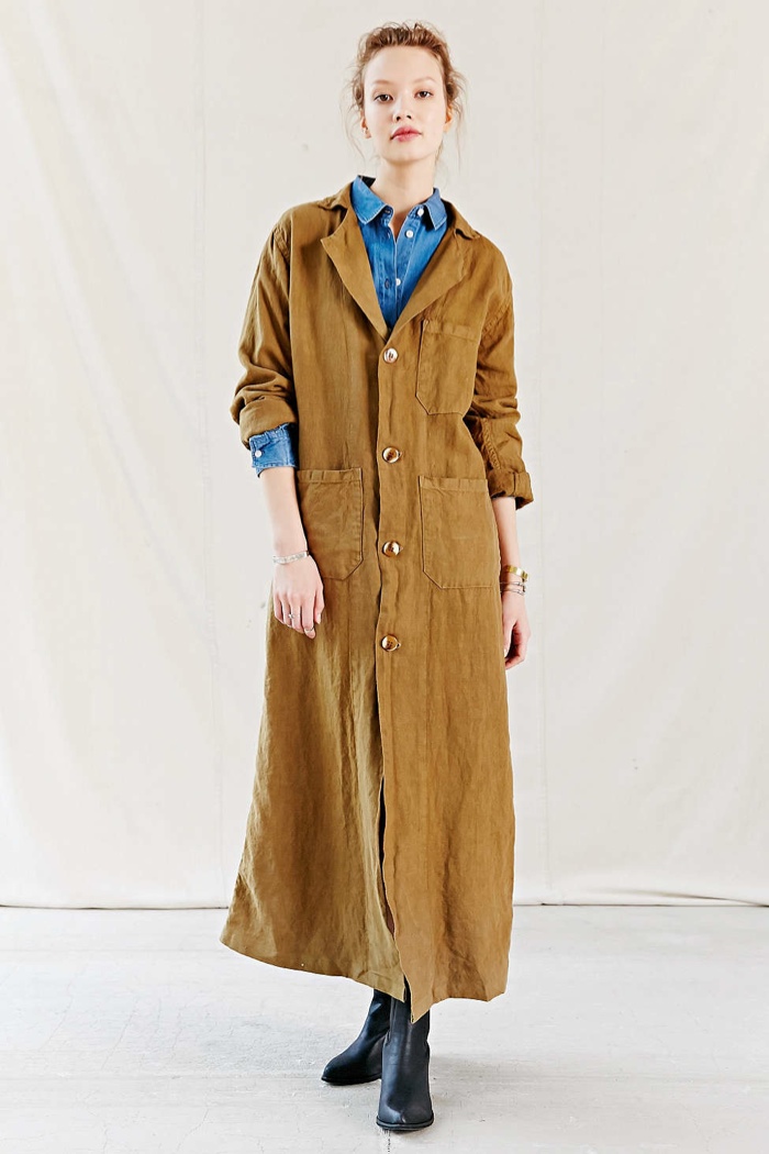 Urban Renewal Remade Linen Shop Coat available for $99.99 (was $225)
