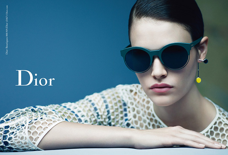 Vanessa Moody stars in Dior Eyewear fall-winter 2015 campaign