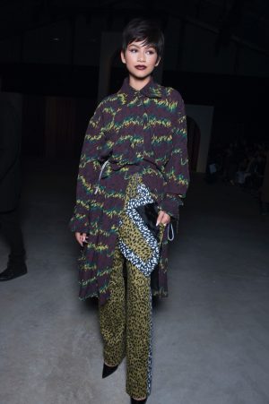 Zendaya Attends the Kenzo Spring 2016 Show in Paris Zendaya Attends the Kenzo Spring 2016 Show in Paris