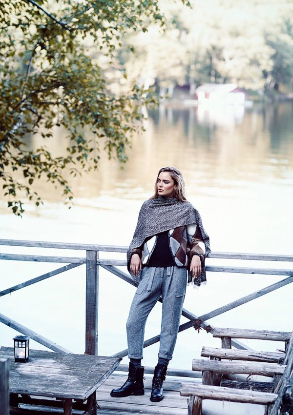 Zosia Nowak Models Cozy Style for Marie Claire Russia by Chris Nicholls ...
