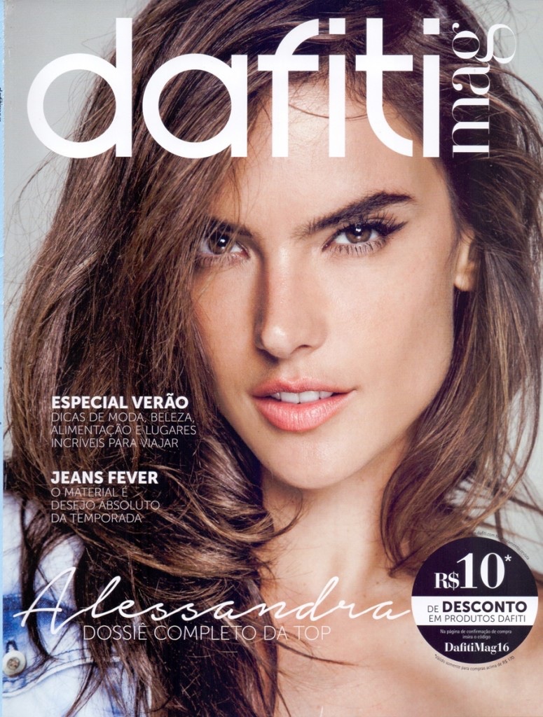 Alessandra Ambrosio stars in Dafiti's spring 2016 magazine