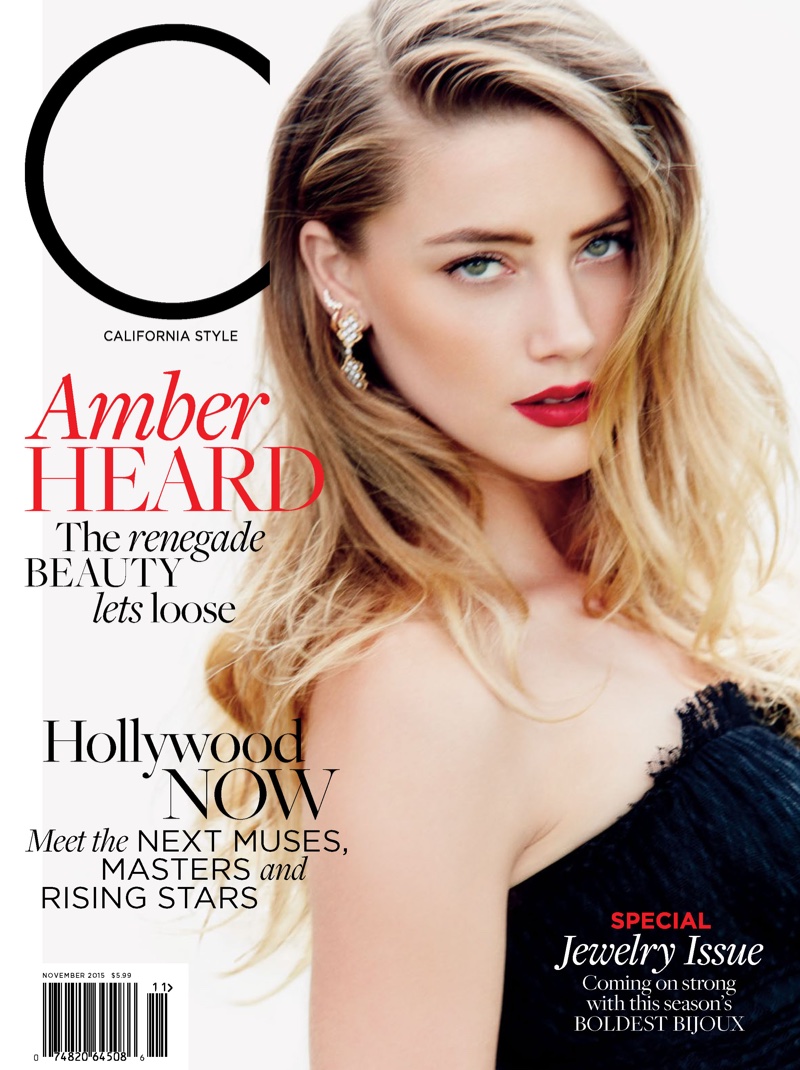 Amber Heard on C Magazine November 2015 cover