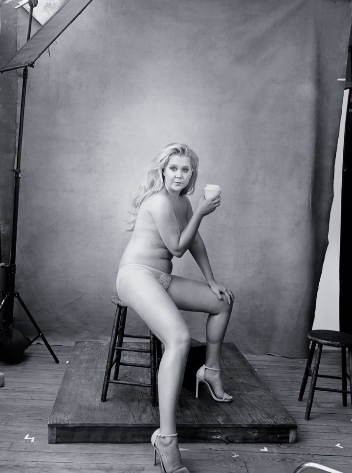 Amy Schumer for the 2016 Pirelli calendar