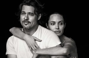Angelina Jolie & Brad Pitt Cozy Up for Vanity Fair Italia Angelina Jolie & Brad Pitt Cozy Up for Vanity Fair Italia