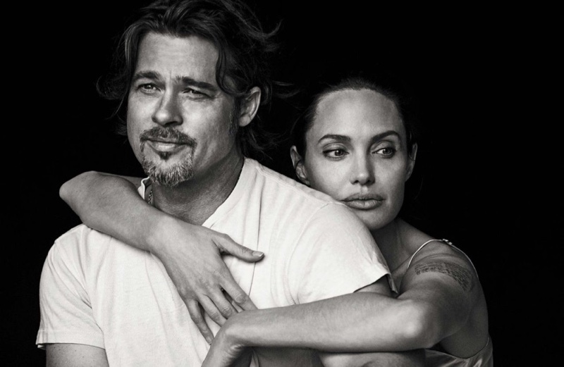 Angelina Jolie & Brad Pitt Cozy Up for Vanity Fair Italia