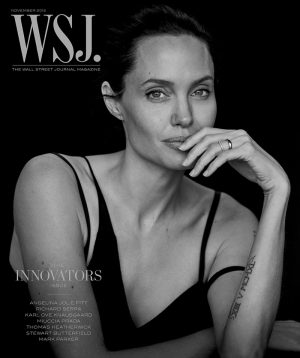 Angelina Jolie Poses for Peter Lindbergh in WSJ. Magazine