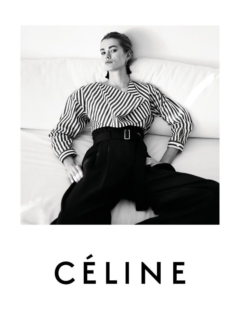 Mathilde Brandi stars in Céline's resort 2016 campaign