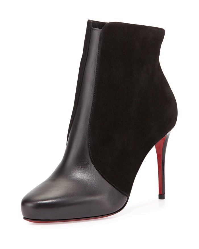 Black Christian Louboutin Boots & Booties for Sale