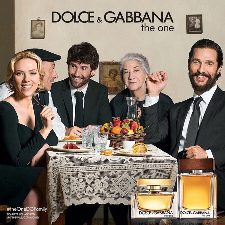 Scarlett Johansson and Matthew McConaughey star in Dolce & Gabbana The One fragrance campaign