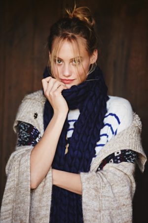 The First Frost: Queeny van der Zande Wears Free People's Sweater Selection