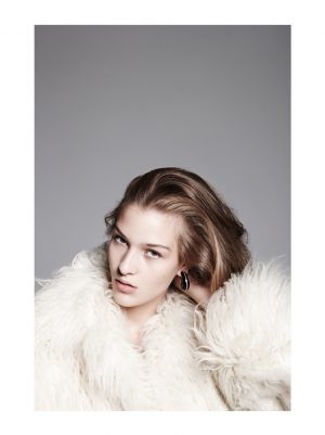 Elena Bartels Wears Fur Coats with Attitude for BAZAAR Germany Elena Bartels Wears Fur Coats with Attitude for BAZAAR Germany