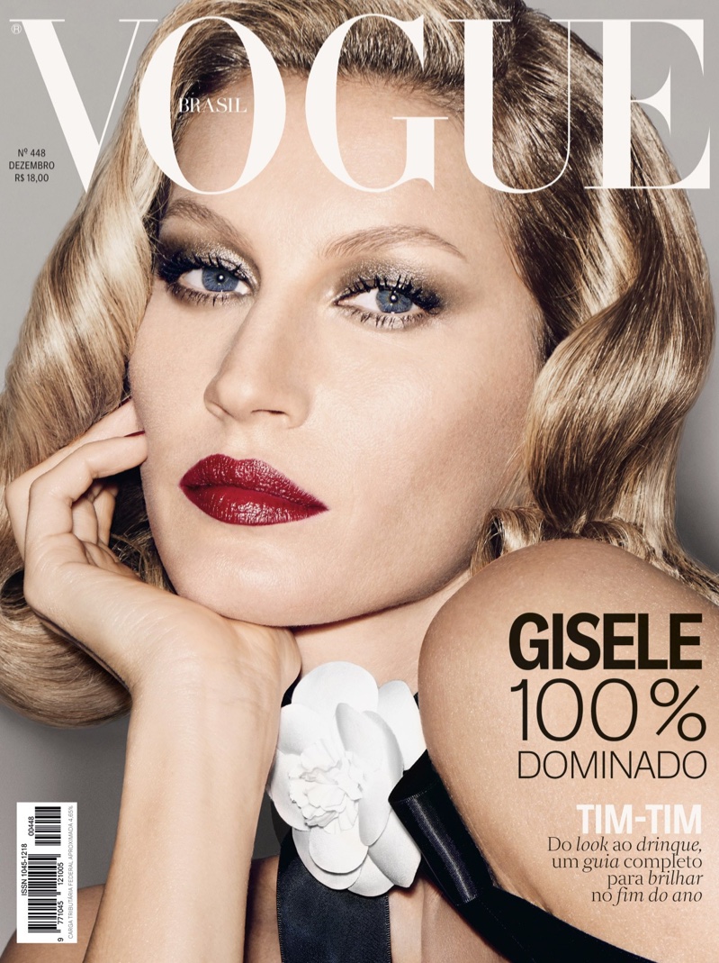 Gisele Bundchen on Vogue Brazil December 2015 cover