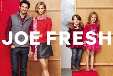 Karlie Kloss Bundles Up for the Holidays in Joe Fresh Ads Karlie Kloss Bundles Up for the Holidays in Joe Fresh Ads