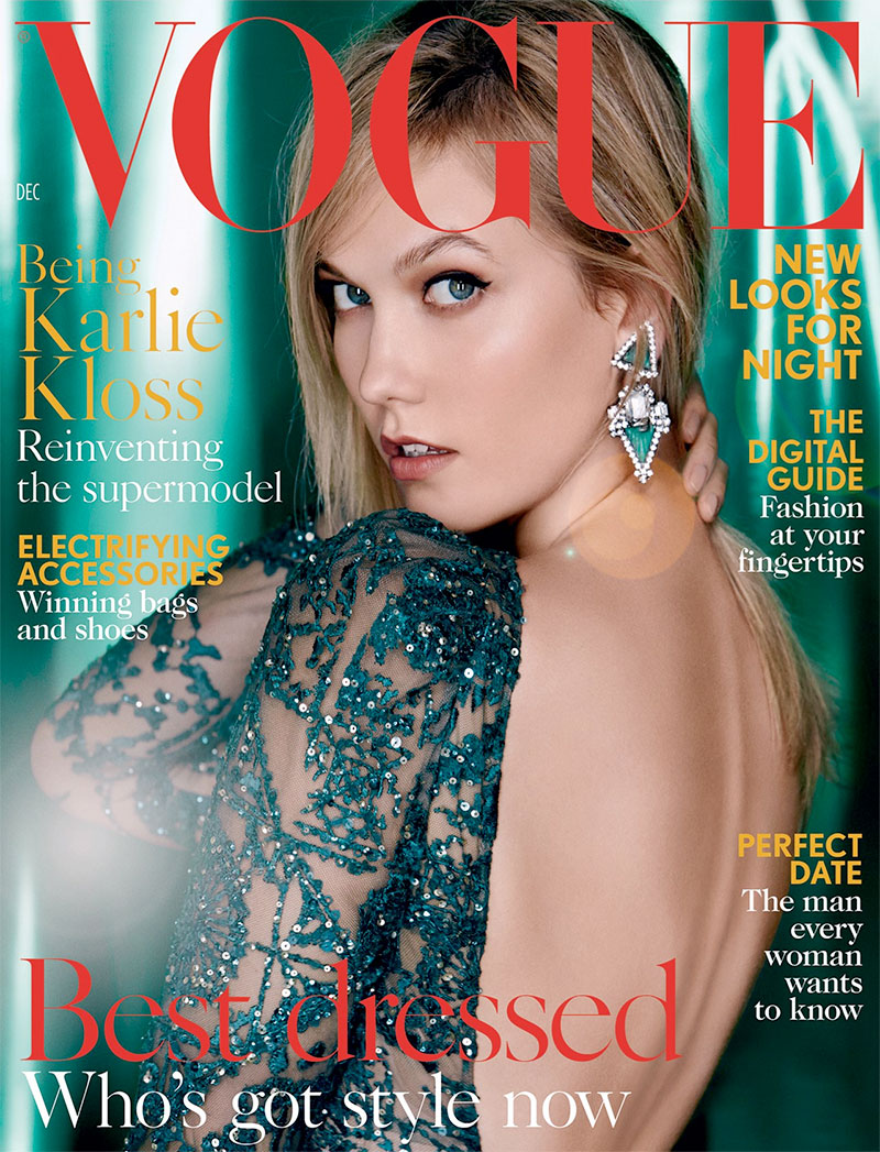 Karlie Kloss on Vogue UK November 2015 cover