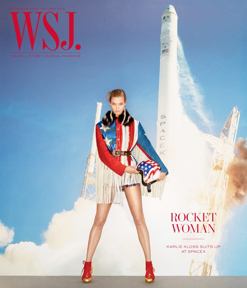 Karlie Kloss on WSJ. Magazine December-January 2015.2016 cover