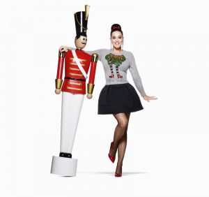 Katy Perry Brings Some Christmas Cheer to H&M