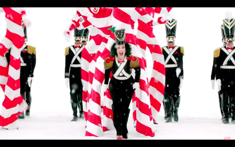 Katy Perry stars in H&M's Christmas 2015 video