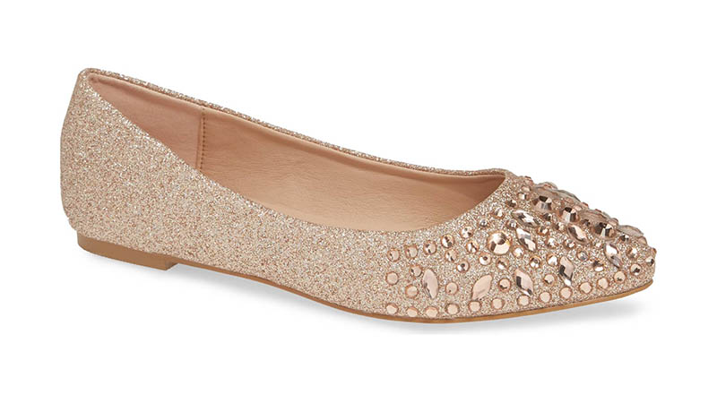 Lauren Lorraine Kelsey Flat in Rose Gold $68.95