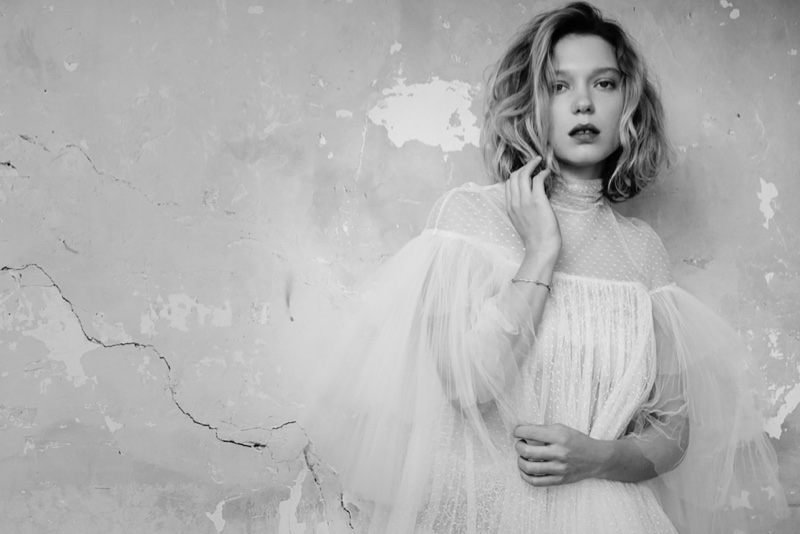 Lea Seydoux is a Sheer Beauty for GQ Italy by Eric Guillemain