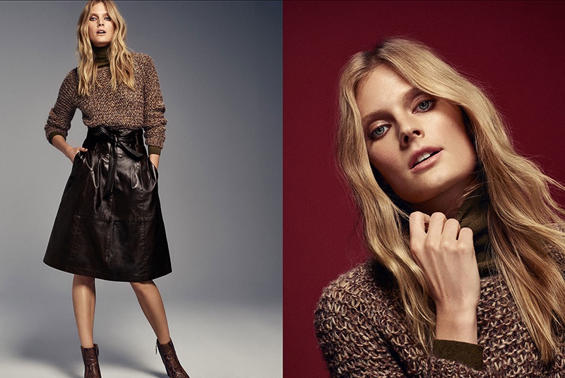 An image from Massimo Dutti's fall-winter 2015 lookbook