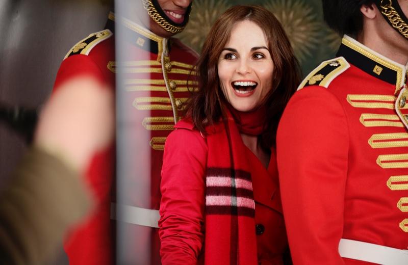 Michelle Dockery for Burberry Festive film