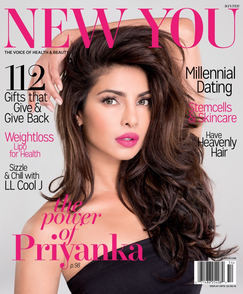 Priyanka Chopra on New You winter 2015 cover