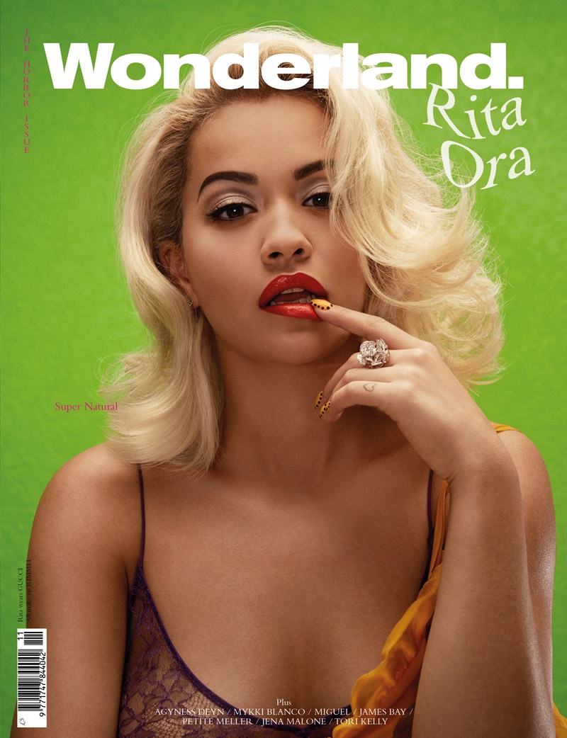 Rita Ora on Wonderland Magazine cover