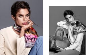 Sara Sampaio Wears the Statement Scarf in Aker's Fall Campaign Sara Sampaio Wears the Statement Scarf in Aker's Fall Campaign