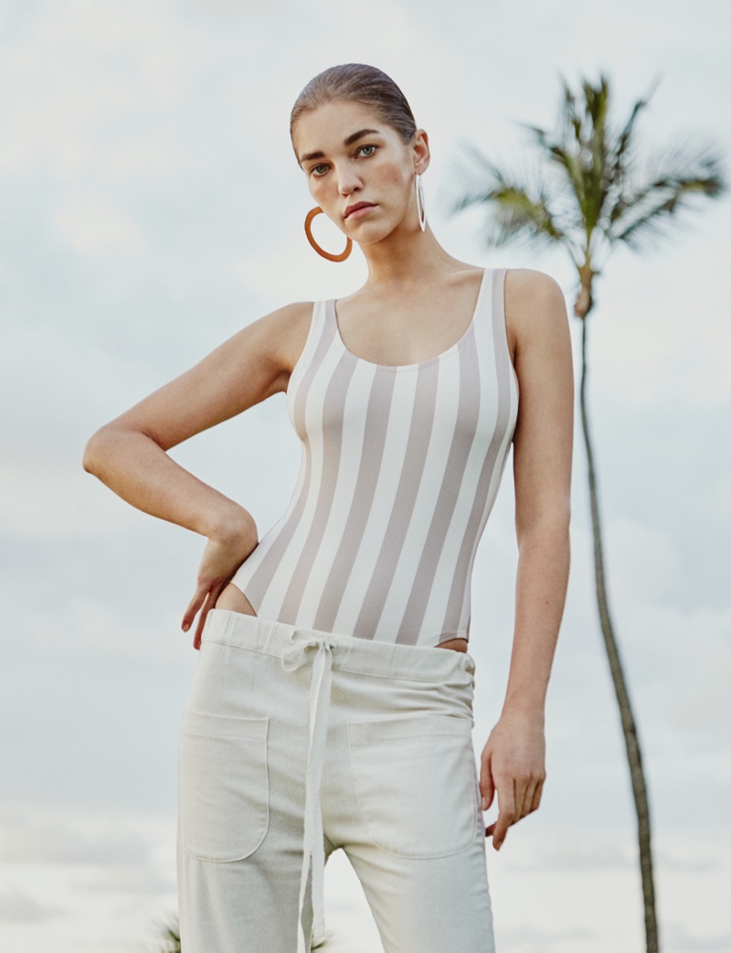 Samantha Gradoville stars in Solid & Striped's resort 2016 lookbook