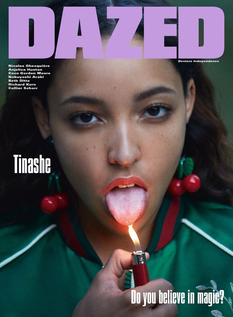 Tinashe on Dazed Magazine Winter 2015 cover